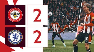 WISSA scores WONDERGOAL in derby day draw 🇨🇩🤯  Brentford 22 Chelsea  Premier League Highlights [upl. by Reddin402]