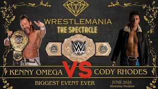 awa wrestlemania finale Cody Rhodes Vs Kenny omega [upl. by Llevrac]