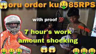 FOOD DELIVERY🚚 INCOME 🤑SHOCKING😱WITH PROOF 💯INSTA 360 MIC 🎤 😍😍pls subscribe our channel 💯🫂 [upl. by Chappie]