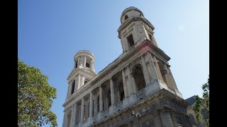 Eglise SaintSulpice de Paris  présentation des 5 cloches et sonnerie en plenum [upl. by Hertha]