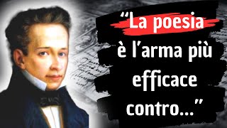 50 Citazioni di Giacomo Leopardi che Svelano il Senso della Vita e del Mondo [upl. by Meuser194]