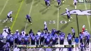 Duke vs North Carolina 2012 Football Highlights [upl. by Ainattirb]