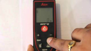 laser distance meter how to change units [upl. by Bergren]