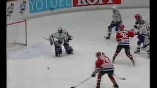 HIFK  KiekkoEspoo Tim Thomas 1st game 4121997 [upl. by Rotman612]