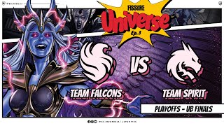 Dota 2 Team Spirit vs Falcons  Upper Bracket Bracket Bo 3  Fissure Universe VEENOMONDOTA [upl. by Yelich105]