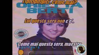 Orietta Berti Tipitipiti KARAOKE FAIR USE [upl. by Geordie]