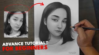 Learn how to draw portraits  step by step  for beginners [upl. by Erdnoed]