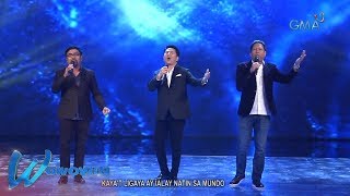 Wowowin Willie Revillame nagperform kasama sina Lito Camo at Vehnee Saturno [upl. by Garfinkel765]