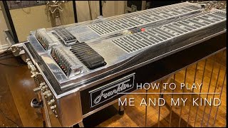 How To Play Intro Me And My Kind by Cody Johnson Pedal Steel Guitar [upl. by Xenophon]