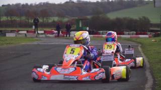 Fulbeck Lincolnshire Kart Racing Club karting practice slomo [upl. by Elegna492]