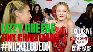 Lizzy Greene interviewed at Nickelodeons quotTiny Christmasquot Screening Event [upl. by Yromem982]