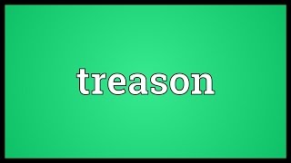 Treason Meaning [upl. by Stoll]