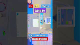 live Dialysis procedure Ajeet singh medical ki duniya AKI patients [upl. by Sgninnej]