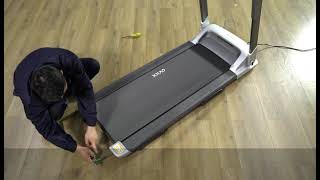 OVICX treadmill ：adjust the tension of the running belt [upl. by Llerrahs]