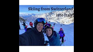 Skiing from Zermatt Switzerland to Cervinia Italy and visiting Lindt Chocolate factory Zurich [upl. by Seabrook616]