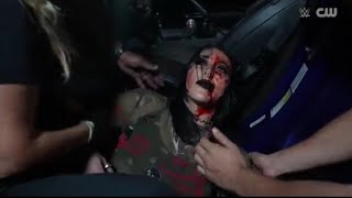 WWE NXT 10292024  Liv Morgan amp Raquel Rodriguez Brutally Attack Rhea Ripley In The Parking Lot [upl. by Eitsim364]