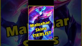 Malzahar Skins Tier List leagueoflegends malzahar tierlist worlds2024 gaming riotgames arcane [upl. by Farra]