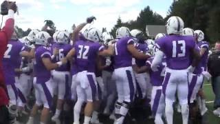 Amherst Football vs Hamilton Highlights Sept 24 2016 [upl. by Fancie310]