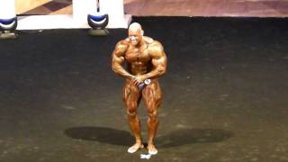 Martin Kjellstrom  Competitor No 2  Prejudging  Arnold Classic Europe 2011 [upl. by Xonnel]