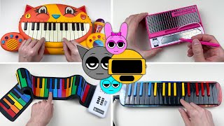 Sprunki Themes on cool different instruments [upl. by Alinna140]