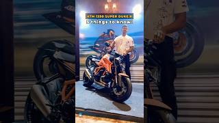 KTM 1390 Super Duke R  Top 5 Things to Know  BikeWale shorts ktm1390superduker [upl. by Selmore118]