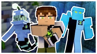 Minecraft Ben 10  Ripjaws amp Diamondhead vs the Sea Guardians [upl. by Enerehs333]