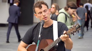 Leonard Cohen Hallelujah by Myles Crossley in Leicester Square London October 2024 [upl. by Esened95]