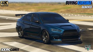 GTA Online  Buying Kuruma Armored Customization amp Review  Best Armored Car In Gta [upl. by Akimad549]