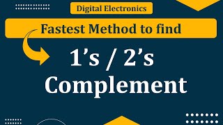 1’s complement and 2’s complement  1complement of binary number  2complement of binary number [upl. by Eves]