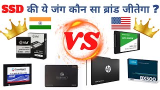 SSD REVIEW  SSD COMPARISION  SSD REVIEW EVM  CONSISTENT WD GREEN  HP SSD ZEBRONICS CRUCIAL [upl. by Ahtamas]