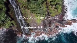 Day 22  21 Day Abundance Meditation from Deepak Chopra [upl. by Neeron158]