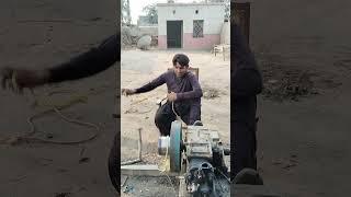 Amazing chair experiment startup 20hp diesel engine experimint shortfeed videos [upl. by Edveh]