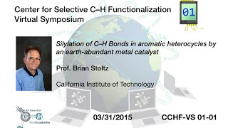 CCHF VS 11  Prof Stoltz Silylation of C–H bonds in aromatic heterocycles [upl. by Hamas]