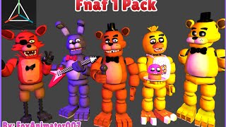 Prisma3D 20 MY FNAF 1 MODELS PACK  Prisma 3D Download🔽 [upl. by Hike]