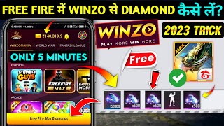 How to Use Winzo app 2023 Trick  Winzo app se Free Fire me Diamonds kaise le  Free Fire diamonds [upl. by Mccall]