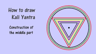 How to draw Kali Yantra [upl. by Ashton709]