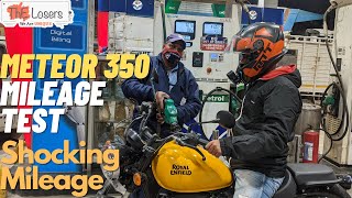 Royal Enfield Meteor 350 Fireball Mileage Test  Ride  Full Detail Review  Before First Service [upl. by Ahsieker]