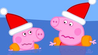 A Very Cold Christmas Swim 🌊 Peppa Pig Tales Full Episodes 🎄 Peppa Pig at Christmas [upl. by Eartnoed]