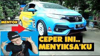 CUSTOM KNALPOT BIAR GAK MENTOK POLISI TIDUR  GK5 hondajazzrscvt2019 hondajazz automotive [upl. by Sherline]