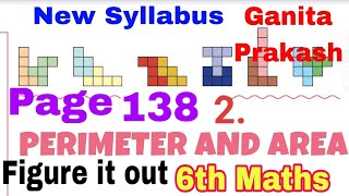 maths class 6 new book page 138 q2 by vijay kumar perimeter and area ncert [upl. by Olegnaleahcim]