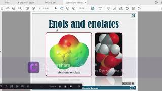 organic  Enols amp Enolates [upl. by Amluz]