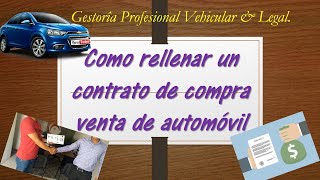 Como se llena o se hace una responsiva o contrato de compra y venta de autos o camionetas tipo 2 [upl. by Valerle]