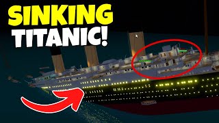 Surviving THE SINKING TITANIC as FIRST CLASS in Roblox [upl. by Noillimaxam]