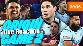 Origin Game 2 Gurus Live Reaction to the NSW Blues Huge Victory [upl. by Berck]