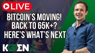 🔴Bitcoins Moving Back to 65k Heres whats next  Elliott Wave Analysis [upl. by Modeste]