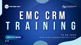 EMC CRM Training  10082024 [upl. by Paine]