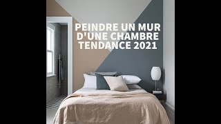 Peindre un mur dune chambre quelle couleur de peinture et quels modèles tendance 2022 [upl. by Yemar]