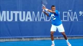 Tsonga Forehand Slow Motion Master 1000 Madrid 2012 [upl. by Suhpesoj741]