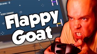 FLAPPY GOAT RAGE Goat Simulator Funny Raging [upl. by Leggat8]