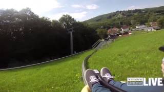 Mit der GoPro auf der Sommerrodelbahn Hohe Wand Wiese [upl. by Gnaoh]